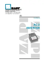 Zapi AC-2 User Manual preview