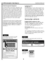 Preview for 8 page of Zareba G550 Installation Manual