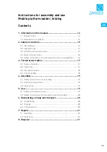 Preview for 13 page of zarges Skymaste Industrial Z600 Instructions For Assembly And Use