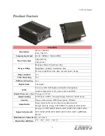 Preview for 6 page of Zavio V1100 User Manual