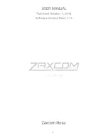 Zaxcom NOVA User Manual preview