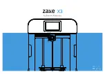 Предварительный просмотр 27 страницы zaxe X3 User Manual