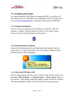 Предварительный просмотр 11 страницы ZBA Z-1070 User Manual