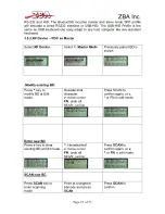 Предварительный просмотр 22 страницы ZBA Z-1070 User Manual