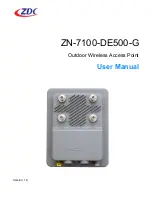 Preview for 1 page of ZDC ZN-7100-DE500-G User Manual