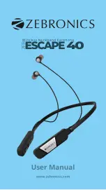 Предварительный просмотр 1 страницы Zebronics ZEB ESCAPE 40 User Manual