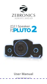 Предварительный просмотр 1 страницы Zebronics ZEB-PLUTO 2 User Manual