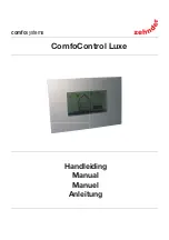 Zehnder Rittling ComfoControl Luxe Manual предпросмотр