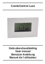 Zehnder Rittling ComfoControl Luxe User Manual preview