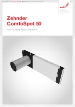 Preview for 1 page of Zehnder Rittling ComfoSpot 50 Installation Instructions Manual