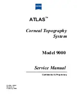 Preview for 1 page of Zeiss ATLAS 9000 Service Manual