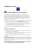 Preview for 8 page of Zeiss Axiocam MR Installation And Reference Manual