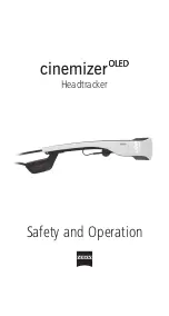 Preview for 1 page of Zeiss cinemizer OLED Safety And Operation