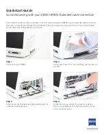 Zeiss CIRRUS Quick Start Manual preview