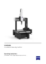 Zeiss CONTURA Operating Instructions Manual preview