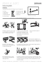 ZEITRAUM SIMPLE SOFT Assembly Instructions предпросмотр