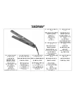 Preview for 1 page of Zelmer 33z022 Instructions For Use Manual