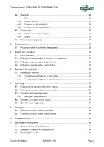 Предварительный просмотр 3 страницы ZEMMLER MULTI SCREEN MS 1600 Operating Manual