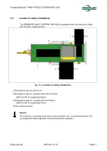 Предварительный просмотр 17 страницы ZEMMLER MULTI SCREEN MS 1600 Operating Manual