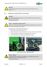 Предварительный просмотр 35 страницы ZEMMLER MULTI SCREEN MS 1600 Operating Manual