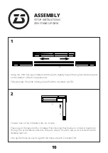 Предварительный просмотр 10 страницы Zen Space Desks PROFESSIONAL Series Instruction Manual