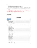 ZEN X220 User Manual preview