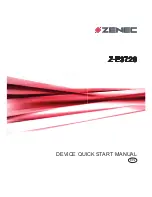 Предварительный просмотр 1 страницы ZENEC Z-E3726 Quick Start Manual