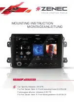 ZENEC Z-E3776 Mounting Instruction preview