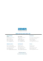 Preview for 50 page of Zener ECODRIVE 8000 Installation Manual Supplement