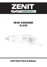 Zenit Powertools G-250 Instruction Manual preview