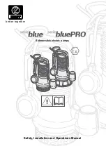 Zenit Blue Series Installation And Operation Manual preview