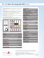 Preview for 2 page of Zenith C32V37 Specifications