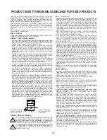 Предварительный просмотр 4 страницы Zenith DV140 Service Manual