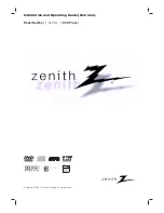 Zenith DVB312 - Progressive-Scan Slim Design DVD... Installation And Operating Manual предпросмотр