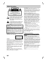 Предварительный просмотр 2 страницы Zenith DVB312 - Progressive-Scan Slim Design DVD... Installation And Operating Manual