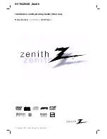 Zenith DVB318 Installation And Operating Manual preview