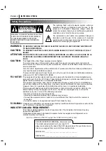 Предварительный просмотр 2 страницы Zenith DVD5201 Operating Manual