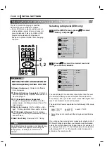 Предварительный просмотр 36 страницы Zenith DVD5201 Operating Manual