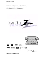 Zenith DVR413 Installation And Operating Manual preview