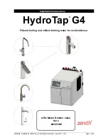 Preview for 1 page of Zenith HydroTap G4 Installation Instructions Manual