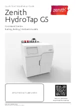 Zenith HydroTap G5 Quick Start Installation Manual предпросмотр