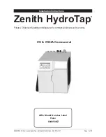 Zenith HydroTap Installation Instructions Manual preview