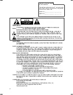 Preview for 2 page of Zenith L15V26D Installation, Setup & Operating Manual I Warranty