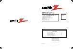 Preview for 1 page of Zenith LX-140 Service Manual