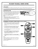 Предварительный просмотр 14 страницы Zenith Presentation PRO900X Operating Manual