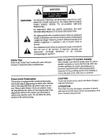 Предварительный просмотр 2 страницы Zenith SYSTEM 3 Series Operating Manual And Warranty