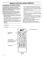 Предварительный просмотр 20 страницы Zenith SYSTEM 3 Series Operating Manual And Warranty