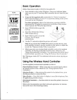 Предварительный просмотр 4 страницы Zenith VIS2000 Owner'S Manual