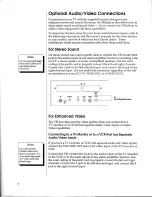 Предварительный просмотр 10 страницы Zenith VIS2000 Owner'S Manual