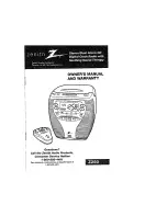 Zenith Z250 Owner'S Manual And Warranty preview